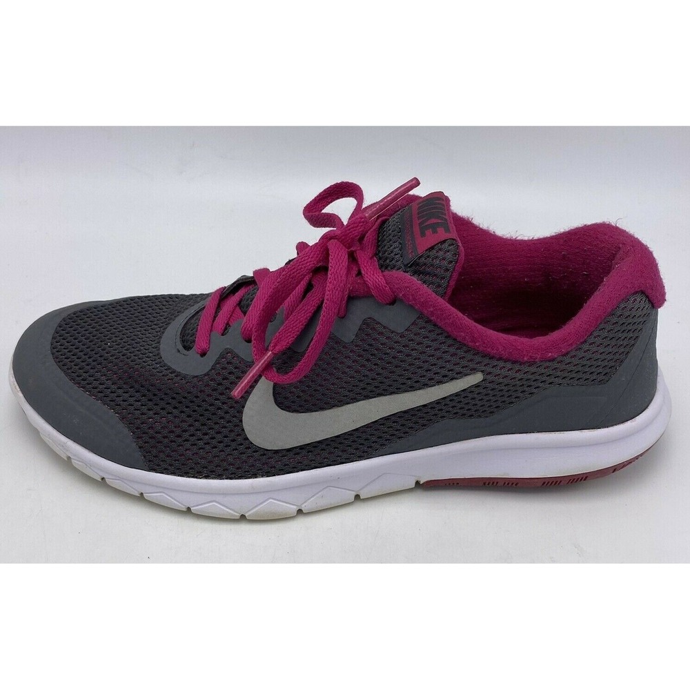 Nike Sneakers Womens 6 Flex Experience RH-4 Athletic Shoes Gray Hot Pink